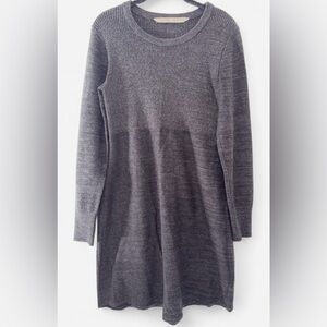 NWOT Athleta Heather Gray Long Sleeve Dress